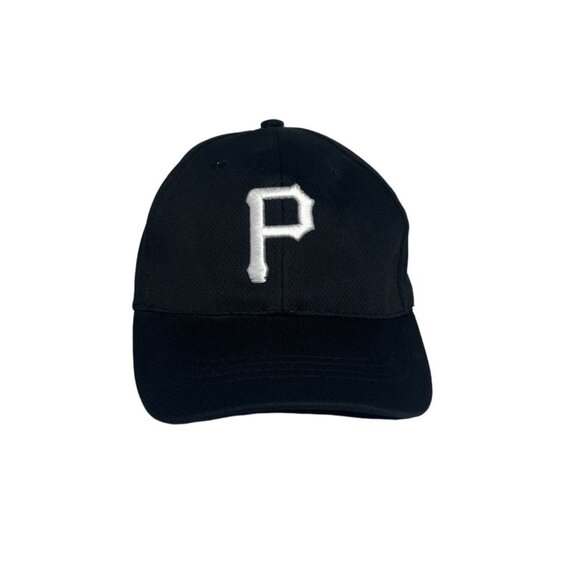 Pittsburgh Pirates Hat Baseball Cap Mens Black MLB Baseball Strap Back Size OS - Picture 1 of 8